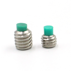 Vis sans tête à six pans creux SS304 SS316 DIN913 M3 M4 M6 8mm x 1.25 avec embout en nylon et patin <span class=keywords><strong>pivotant</strong></span> - Product Image 3