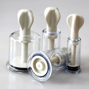 مجموعة الحجامة الصينية التقليدية بأحجام XL/L/<span class=keywords><strong>M</strong></span>/S، طقم حجامة مغناطيسية بالشفط، جهاز حجامة بلاستيكي - Product Image 1