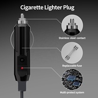 Câble d'alimentation USB DC-AC 12V/24V en PVC Kingwire Starlink Mini pour allume-cigare Internet satellite