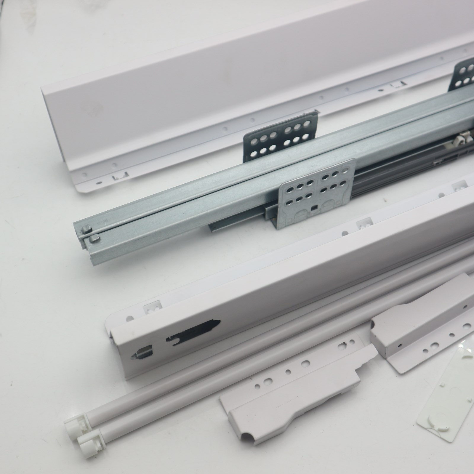 TK-201 High Quality Furniture Soft Closing Damping metal box drawer slides