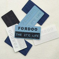 Étiquettes 3D personnalisées en relief, badges logo en silicone et caoutchouc à prix d'usine, patchs à coudre pour vêtements, vestes et articles vestimentaires