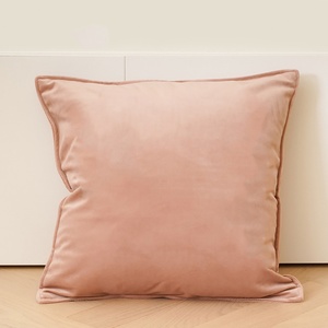 Custom Size Velvet Knitted <b>Throw</b> Pillowcase for Hotel & Home Use All Seasons Linen Pillowcase Set with Zip - Product Image 5