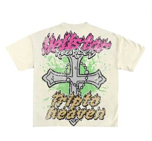Nuevo, 100% Algodón, Alta Calidad, Estilo Oversize <span class=keywords><strong>Vintage</strong></span>, Hombros Caídos, Streetwear, Lavado Ácido, Tejido, Impresión DTG, Diseño Gráfico Ecológico - Product Image 6