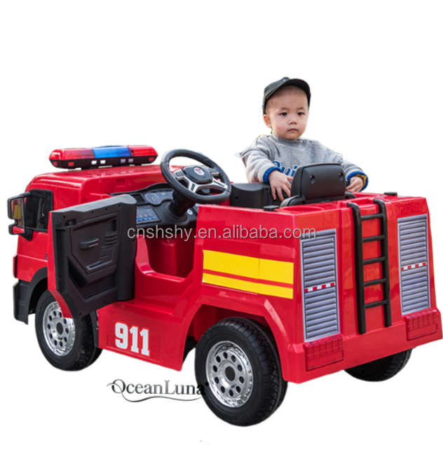 Fire Engine 12 Volt Ride On Trucks Ride On Fire Truck Children Fun