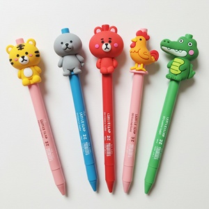 ปลอกปากกาซิลิโคน 3 มิติ ลายการ์ตูน สำหรับเด็ก สั่งซื้อจำนวนมาก อุปกรณ์สำนักงาน อุปกรณ์การเรียน ของขวัญส่งเสริมการขาย รูปสัตว์น่ารัก - Product Image 4