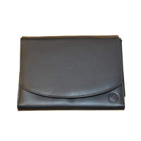 Étui de rangement pour documents de voiture en cuir PU tendance avec fermeture à rabat pour rangement automobile