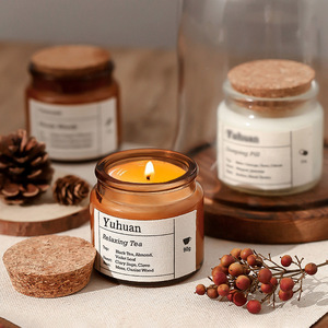 Northern Mu Scented Candle Soy Wax 90g Relaxing Tea Home Decor - Product Image 1