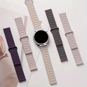 Correa de Reloj Magnética de 18mm 20mm 22mm para <span class=keywords><strong>Samsung</strong></span> <span class=keywords><strong>Galaxy</strong></span> Watch 7 6 5 <span class=keywords><strong>4</strong></span> <span class=keywords><strong>Classic</strong></span>, Correa de Silicona para Huawei Watch 5 GT5 Pro <span class=keywords><strong>46mm</strong></span> - Product Image 1