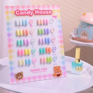 DANNYCOLL - Set de Esmaltes de Gel en 26 Colores <span class=keywords><strong>Pastel</strong></span>, Marca Privada, Venta al por Mayor, Sin HEMA, <span class=keywords><strong>Esmalte</strong></span> de Gel Color Macaron, Logotipo Personalizado - Product Image 1