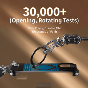 เคสโทรศัพท์ไร้ขอบ อลูมิเนียมอัลลอยด์แม่เหล็ก ระดับไฮเอนด์ พร้อมขาตั้ง - Product Image 2