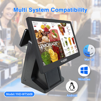 Écran tactile du système de terminal de caisse enregistreuse 15.6 "pour les machines de point de vente au détail de restaurants