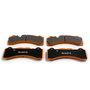 Pastillas de <span class=keywords><strong>Freno</strong></span> Deportivas Velocette de Aluminio, 4 Pistones, 50% Mejor Rendimiento, Actualización para Autos de Carreras, Nuevas, Rueda Delantera - Product Image 3