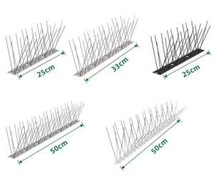 Púas Anti-Pájaros <span class=keywords><strong>de</strong></span> Acero Inoxidable Sólido para Control <span class=keywords><strong>de</strong></span> Plagas en Zonas Urbanas/Rurales, para Residentes, Granjas y Sistemas <span class=keywords><strong>de</strong></span> Patio Trasero, Afiliado <span class=keywords><strong>de</strong></span> María - Product Image 6