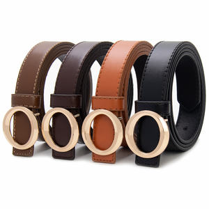 Cinturón de Mujer Juvenil para Vestir, Cinturón con Hebilla de Pin Personalizado - Product Image 1