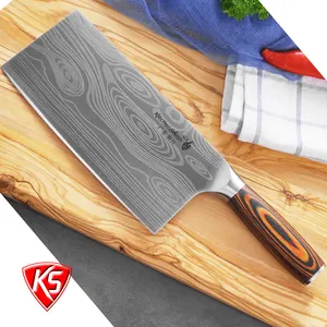 New Arrival 8inch Cleaver Knife For Cleaver Knives And Kitchen Knife Cleaver With Pakka Wood Handle