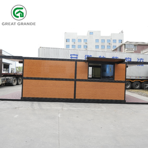 ตู้คอนเทนเนอร์20FT พับได้สำหรับห้องประชุมขนาดเล็กบ้านเคลื่อนที่แบบพกพาขนาดเล็กหรูหราใช้ในสำนักงาน - Product Image 2