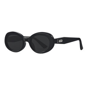 Lunettes de soleil rondes Gm, verres noirs en polycarbonate, UV400 polarisées, unisexe, type 3, protection solaire, look haut de gamme, style Instagram - Product Image 1