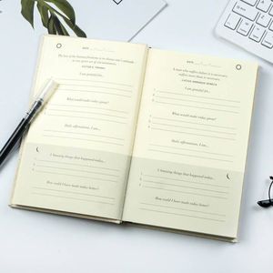 <span class=keywords><strong>Hot</strong></span> bán lòng biết ơn Tạp Chí Linen A5 manifest Chánh Niệm tự chăm sóc đầy cảm hứng phản ánh Nhật Ký kế hoạch khẳng định máy tính xách tay - Product Image 2