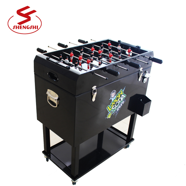 Outdoor Portable Rolling Ice Chest Cooler Cart for Patio Drink Cooler Cart