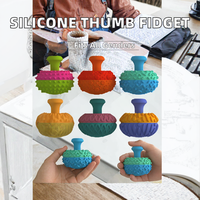 Labsfidget 2026 Nouveaux jouets sensoriels en silicone texturé pour le pouce, jouets anti-stress 14+, jouets sensoriels pour l'autisme, le TDAH, l'anxiété, jouet de bureau