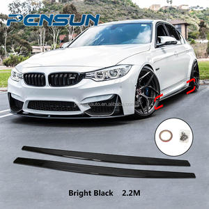 Extension <span class=keywords><strong>de</strong></span> jupe latérale en polyuréthane <span class=keywords><strong>de</strong></span> haute qualité, fabriquée en usine, pour BMW F32 Série 4 M Sport Noir, 2014-2020 - Product Image 6