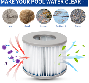 Cartouche filtrante de type Mspa <span class=keywords><strong>BRAST</strong></span> pour piscine gonflable FD2089, bain à remous gonflable, piscine à eau chaude - Product Image 4