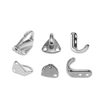 Acier inoxydable 316 Marine Snap Fender Hook Plate Fitted Openable Hook 24x36 Mousqueton Ship Kayak Yacht Boat Hardware Accessories