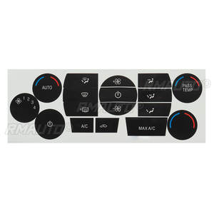 Nouveau kit de réparation des boutons de climatisation de la console centrale de voiture, autocollants de réparation des boutons de commande de climatisation pour Ford Escape Fusion - Product Image 2