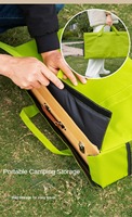 Table de Mahjong portable en bois moderne pour le camping, design pliable pour un divertissement et des jeux faciles
