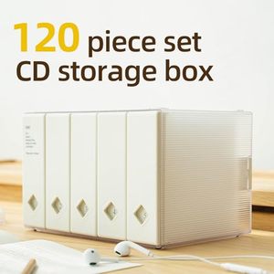 Étui de <span class=keywords><strong>rangement</strong></span> rigide en plastique pour 120 cartes, idéal pour voiture, maison, bureau et voyage - Product Image 4