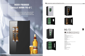 86L -6~18 ℃   Enfriador de Cerveza Subzero para Latas y Botellas con Ventana Transparente, Puerta Sólida o de Vidrio - Product Image 4