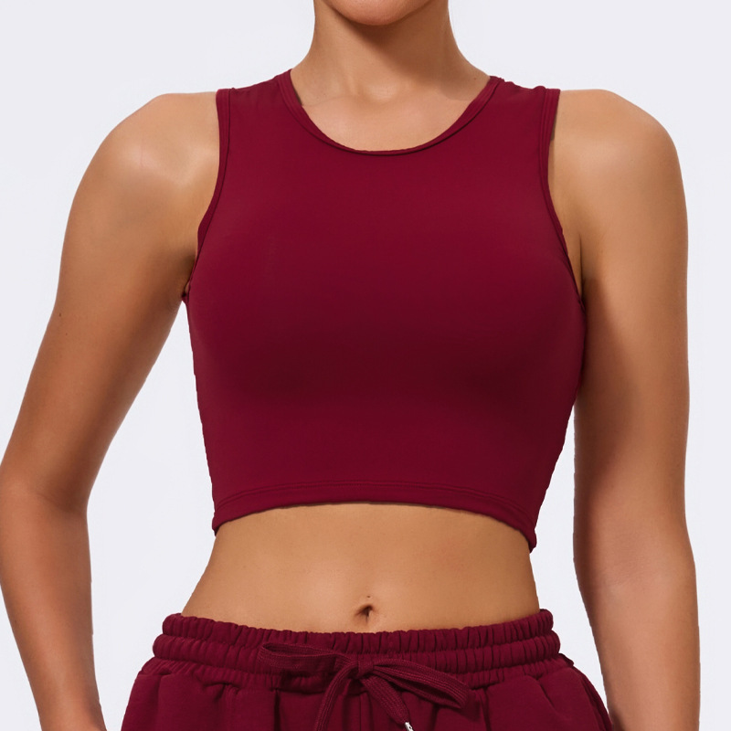 Women's Fitness Vest Breathable Casual Slim-Fit Tank Tops for Running & Yoga Quick-Drying Sleeveless Vest