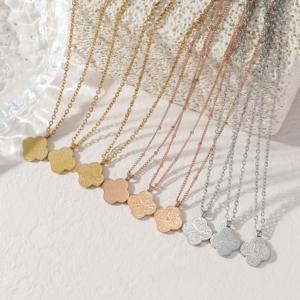 Pendentif Sabr <span class=keywords><strong>Shukr</strong></span> Tawakkul (Patience, Gratitude, Confiance) en acier inoxydable, bijoux islamiques arabes musulmans, collier pour l'Aïd, vente en gros - Product Image 1