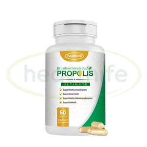Capsules de <span class=keywords><strong>propolis</strong></span> d'extrait de <span class=keywords><strong>propolis</strong></span> <span class=keywords><strong>verte</strong></span> brésilienne pure Healthife - Product Image 1