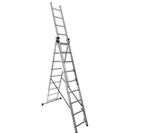 Escalier pliant industriel en aluminium de haute qualité Xinxing, homologué EN131, échelle extensible multifonction, marches larges, pour extérieur