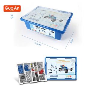 GUOAN oyuncaklar bilim eğitim güdü kuvvet mekanik öğrenme programlanabilir robotik kitleri buhar oyuncak yapı taşı çocuklar için Set - Product Image 2