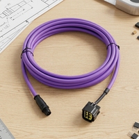 Connecteur étanche M12 de type A à 5 broches mâle, démontage et remontage répétés n'entraînant pas de déténerement des broches