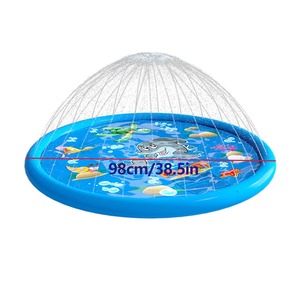 Tapis de pulvérisation d'eau Dolphin 100x150cm, jeu d'extérieur pour enfants, piscine jouet antidérapante pour l'été - Product Image 3