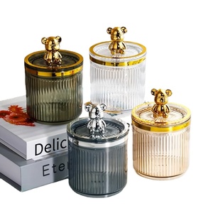 Caja de Almacenamiento de Cosméticos de Plástico Rectangular Portátil y Ecológica con Tapa, Diseño Multifuncional para Lápiz Labial y Maquillaje - Product Image 1