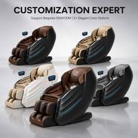 Fauteuil de massage professionnel LEERCON 8D intelligent avec IA, massage complet du corps, chaleur, rouleaux pour les pieds et commande vocale, véritable gravité zéro