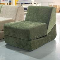 Canapé-lit modulaire moderne JJY-055, mobilier de salon sectionnel compressé avec ottoman, canapé en mousse à bulles – Durable et élégant