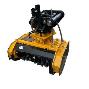 Professional Excavator Mulcher Head Rotary <b>Brush</b> Cutter Crush Trees for <b>Vegetation</b> Management and Demolition - Product Image 3