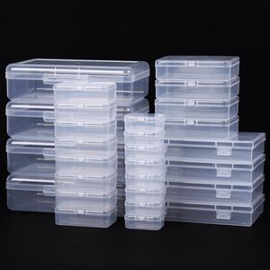 Caja de Embalaje para Regalos y Artesanías, Personalizable, Ecológica, Transparente, de Plástico Duro Impreso, con Bisagras, Tapa Única, Mini, Venta al Por Mayor - Product Image 1