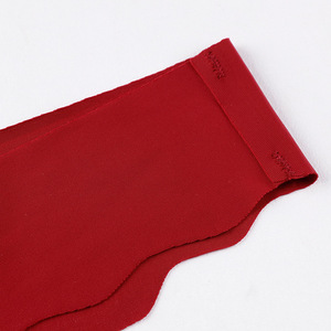 Trim con Design a onde graziose mutandine in Nylon satinato senza cuciture per ragazze biancheria intima - Product Image 5