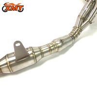Ujung Knalpot Motor Stainless Steel Motocross Full System Peredam Suara untuk YZF MT09 R9 FZ09 XSR900 2024 2025