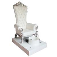 Style Baroque Simple Salon De Beauté Massage Moderne Électrique Princesse Manucure et Spa Dimensions Oeuf Noir Chaise De Pédicure Pas Cher