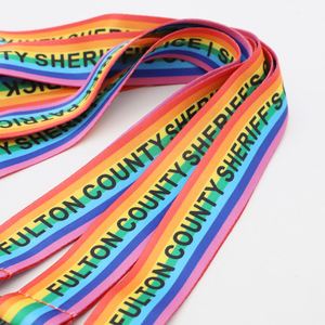 Custom Sublimation Full Color Printed <b>Lanyard</b> ID Card Holder Neck Strap Detachable Buckle Souvenir Keychain <b>Lanyard</b> - Product Image 4