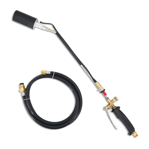 Lance-flammes à charbon de bois à pointe étendue pour barbecue Camping extérieur manuel fendu poêle carburant <span class=keywords><strong>gaz</strong></span> butane propane - Product Image 3