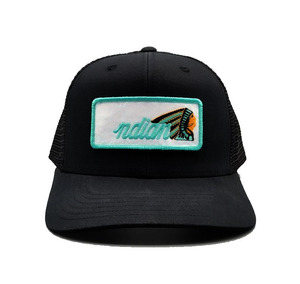 Casquette Trucker OEM Vietnam Factory personnalisée avec logo tissé, maille 6 panneaux, visière pré-courbée, respirante, style Hip Hop, réglable avec fermeture Snapback - Product Image 6