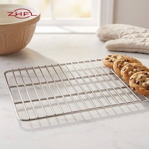 Commercial Grade Cooling <b>Rack</b> 304 Stainless Steel Cookie Tray <b>Rack</b> for <b>Baking</b> BBQ grill - Product Image 2